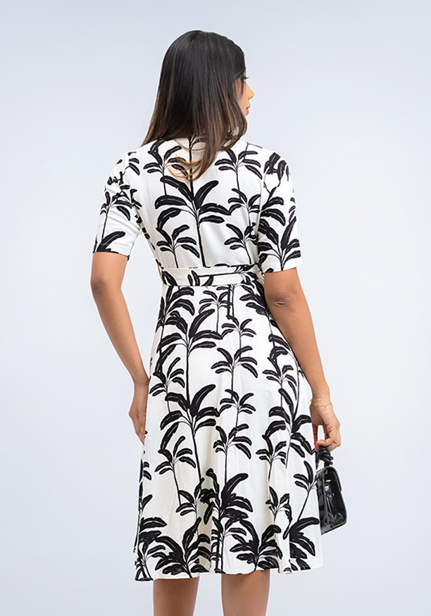 FLARA  PRINTED  DRESS